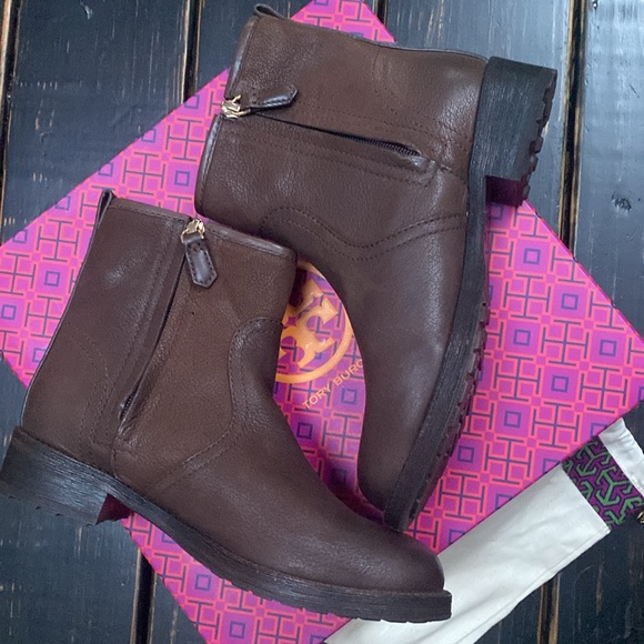 Tory Burch Simone Ankle Boots Size 7.5 - Picture 3 of 8